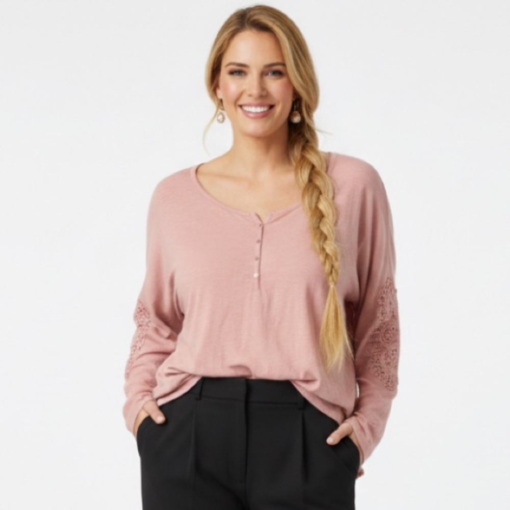 2 for $15 Ellos Woman’s Pink Top